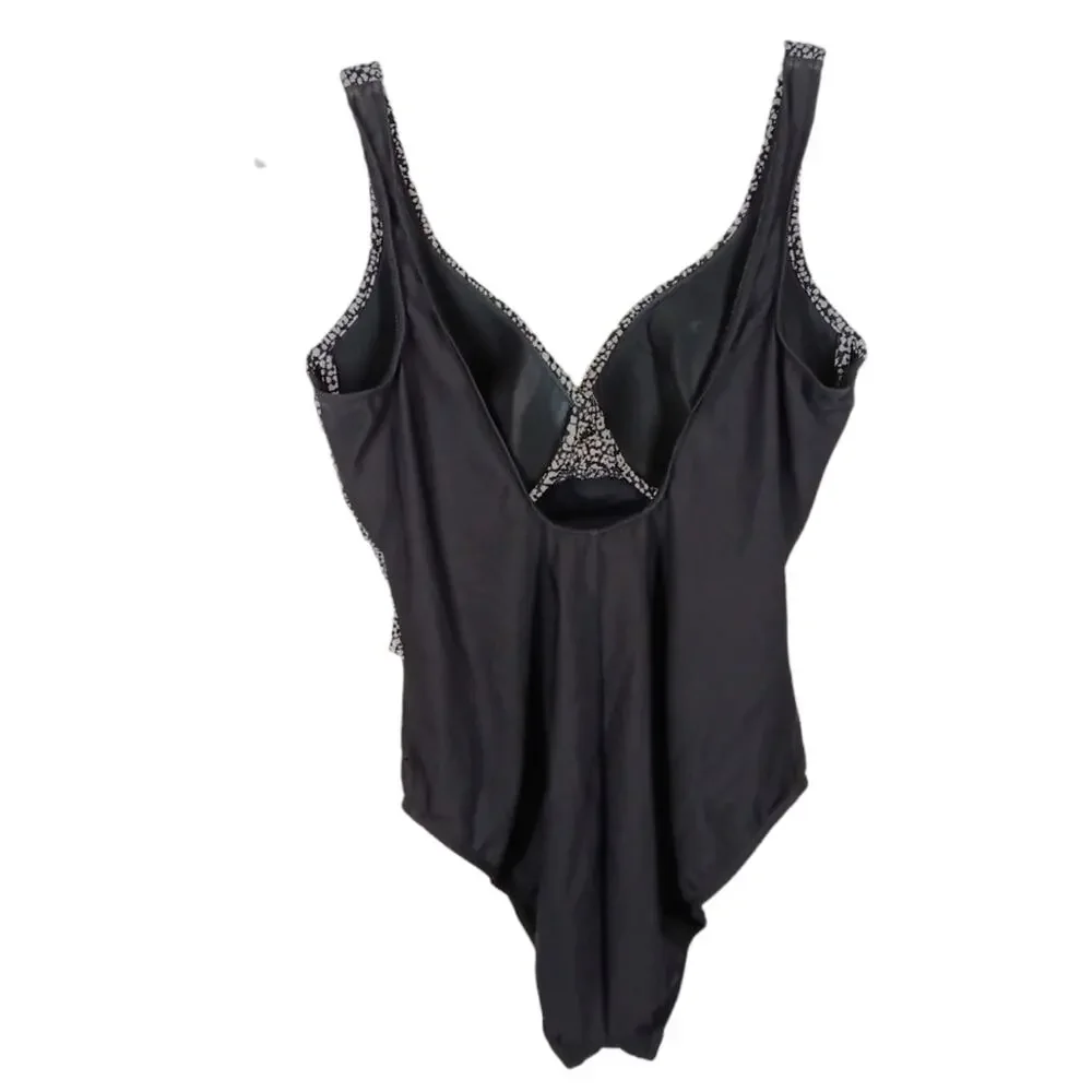 Miraclesuit Printed One Piece Swimsuit size 16